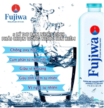 những công dụng tuyệt vời của nước ion kiềm fujiwa