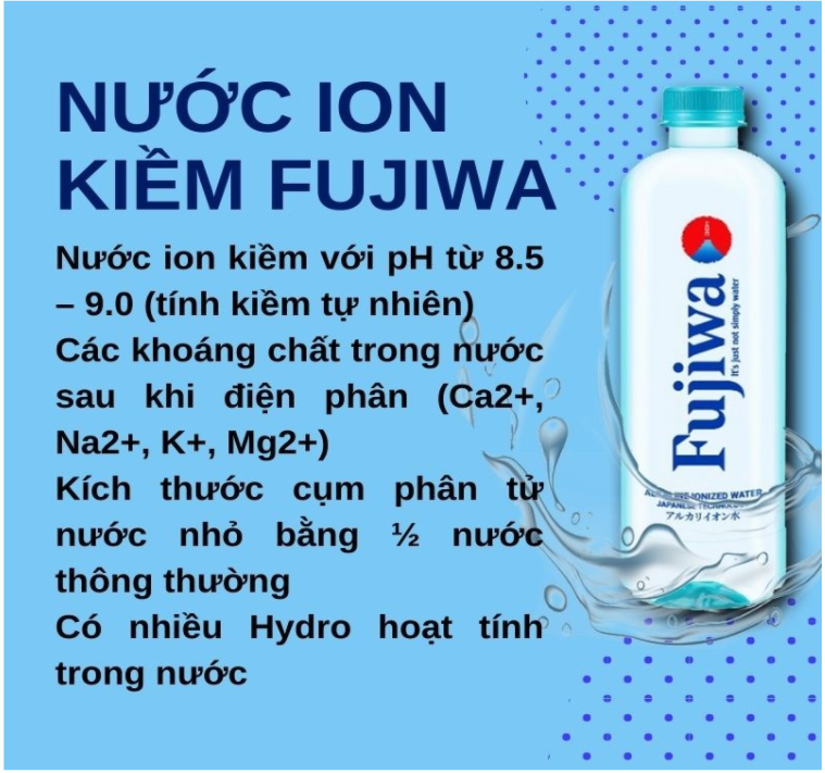 nước ion kiềm fujiwa chứa các thành phần
