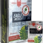Eagle Brand Medicated Oil Dầu trắng con ó tiêu chuẩn Mỹ – Hộp lốc 12 chai 24ml Hương Lavender