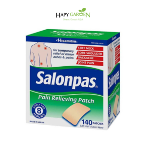 salonpas pain relieving patch hisamitsu (miếng dán giảm đau) 140 miếng
