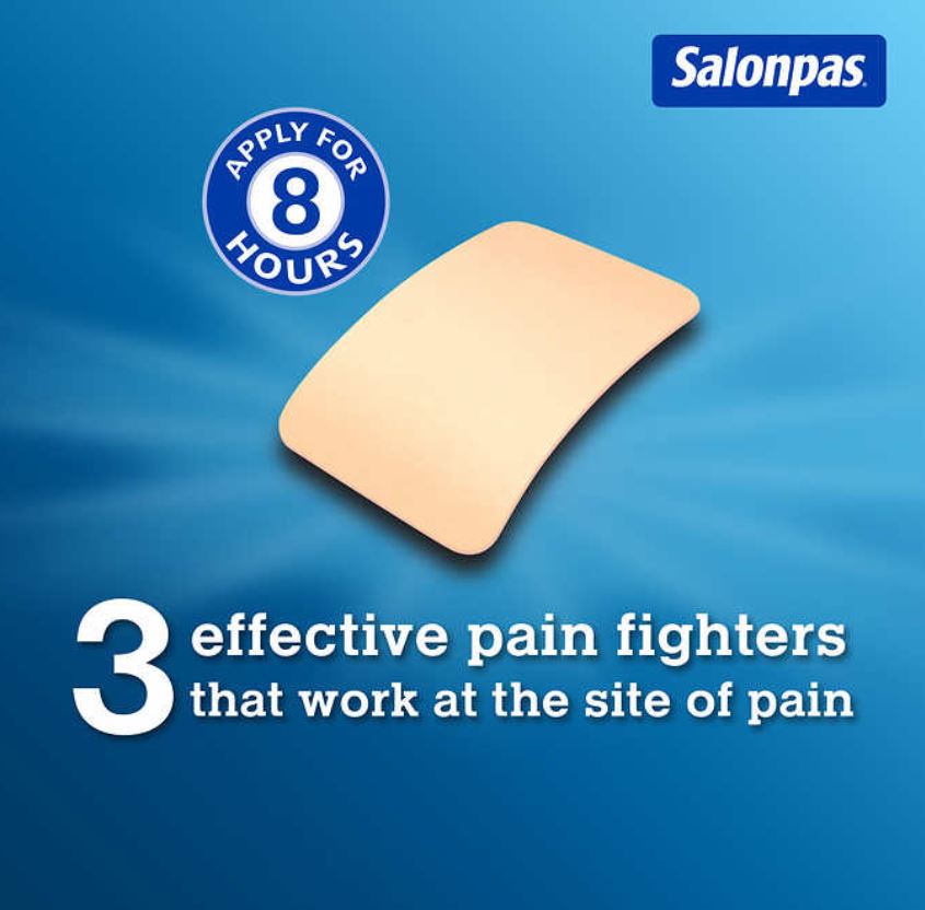 salonpas pain relieving patch hisamitsu (miếng dán giảm đau) 140 miếng