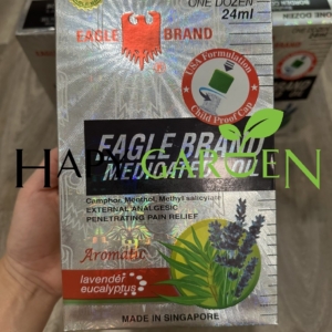 eagle brand medicated oil dầu xanh con ó trắng tiêu chuẩn mỹ chai 24ml hương lavender