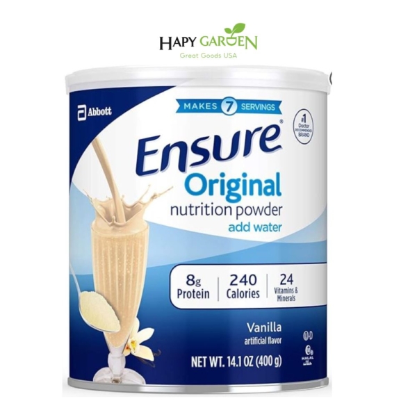 (sỮa dinh dƯỠng) sữa ensure original nutrition powder hương vanilla 400gr